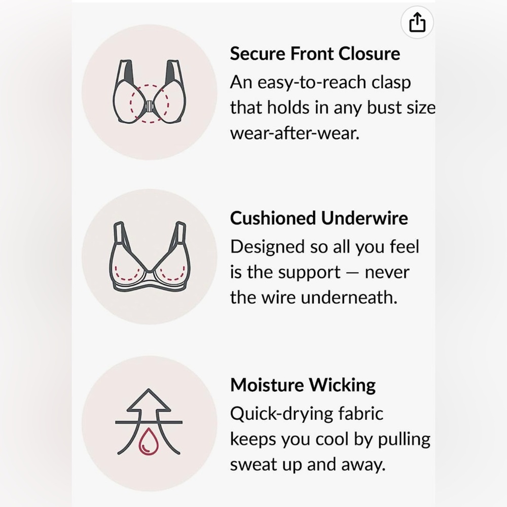 Front Closure Bra - image 7